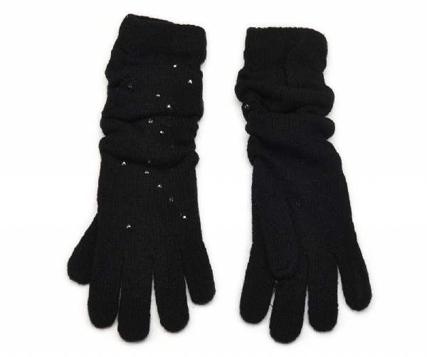 schwarze Damen Handschuhe 50459