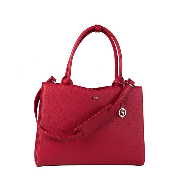 SOCHA Straight-LINE-Black Business Bag 15,6" red