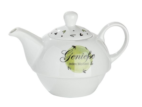 Gilde Tee of one Teekanne Landhaus Porzellan 0,4 l 55515