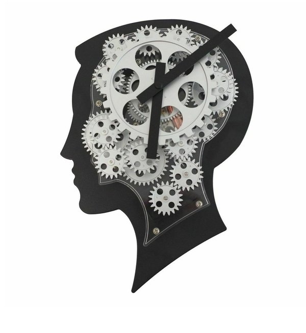 Casablanca Wanduhr "Brainwork" Uhr schwarz H 31 cm 55518