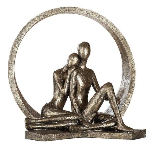 Gilde Skulptur Dekofigur "Vertrautheit " 33 cm 55627