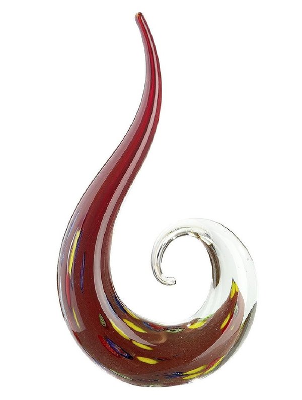 Gilde Glasart Skulptur Wave Glasfigur H 30 cm 55732