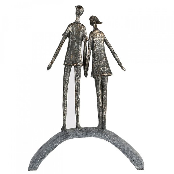 Gilde Skulptur Dekofigur Pärchen "Common" H 38 cm 54802