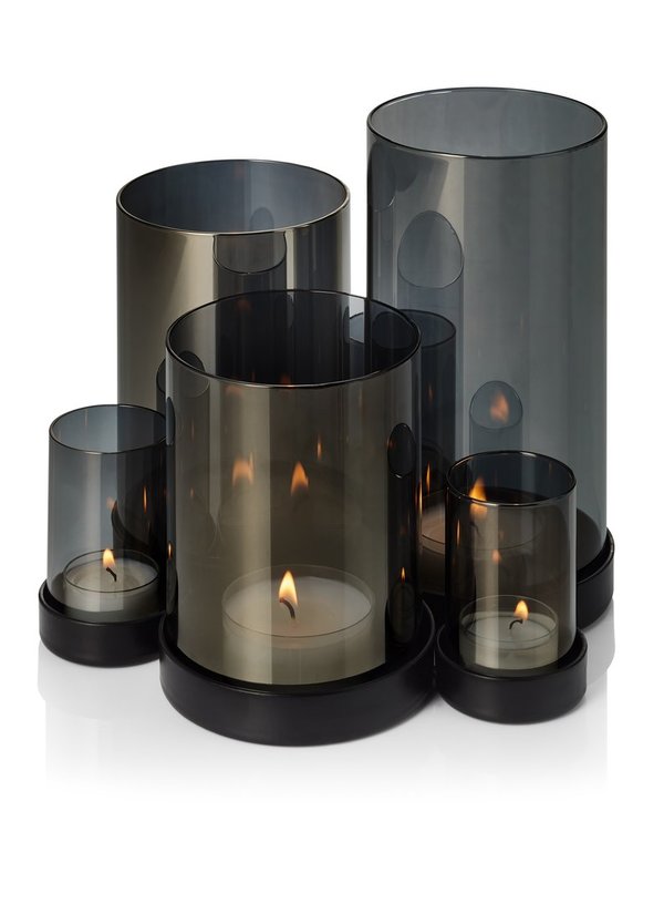 Philippi Lichtermeer Kerzenhalter aus Glas /Metall 24cm 55888