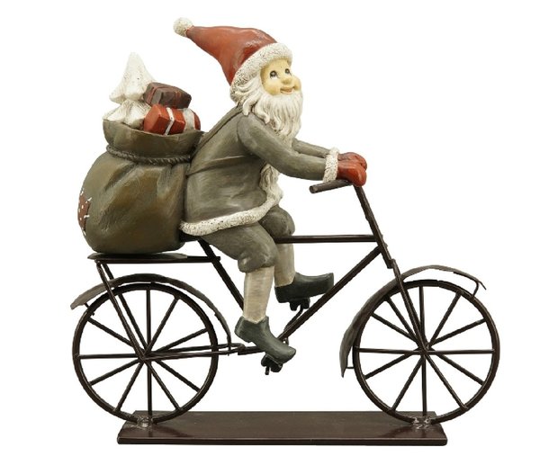 Exner Santa mit Fahrrad 19 cm Lilian 55889