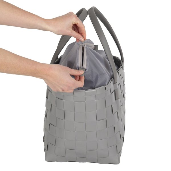Handed By Color Deluxe Shopper steel grey  55992