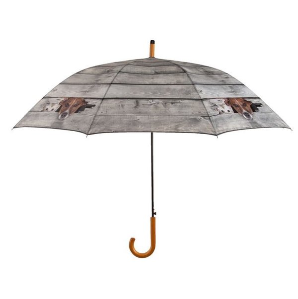 Esschert Stockschirm Hund Katze Regenschirm 56037