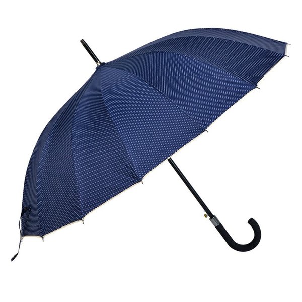 Clayre & Eef Damen Stockschirm Regenschirm blau 56038