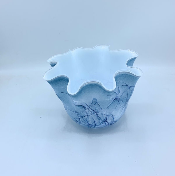 Fidrio Glas Vase Wave Mini Thunder Blue 56093