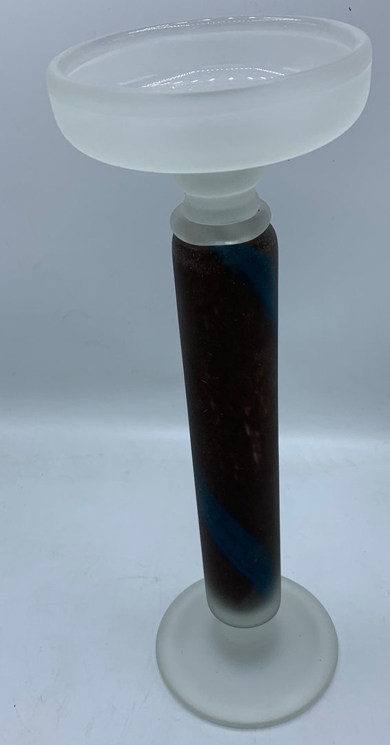 Gilde Glasart Kerzenhalter "Mondo" 34 cm Kerzenständer 56109
