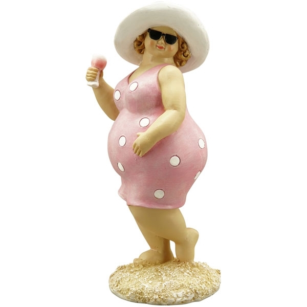 Exner Figur Sannie, pink, Polyresin, 11x11x27 cm  56124