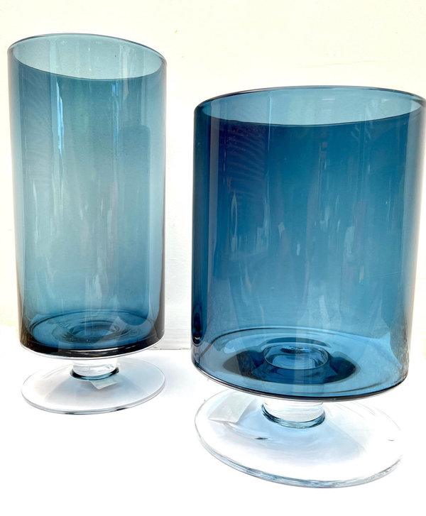 Fidrio Glas Vase Night Blue H 28 x 12 cm 56184