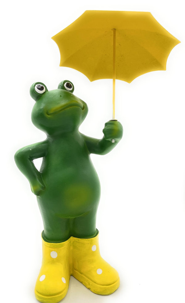 Scheulen Frosch mit Gummistiefel grün H 26cm Dekofigur 56188