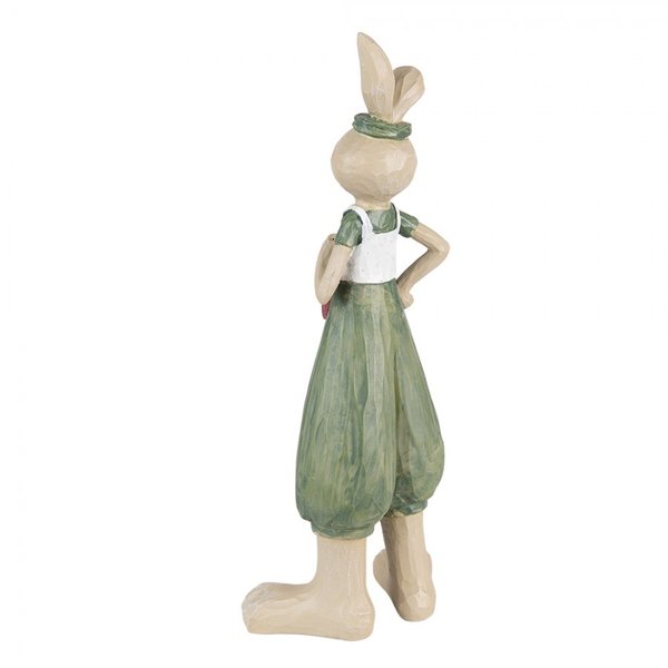 Clayre & Eef Osterhasen Kaninchen Mädchen 33 cm grün 56363