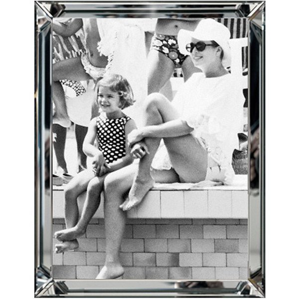 Hazenkamp Spiegelbild "Grace mit Kind" 50x60cm Wandbild 56371