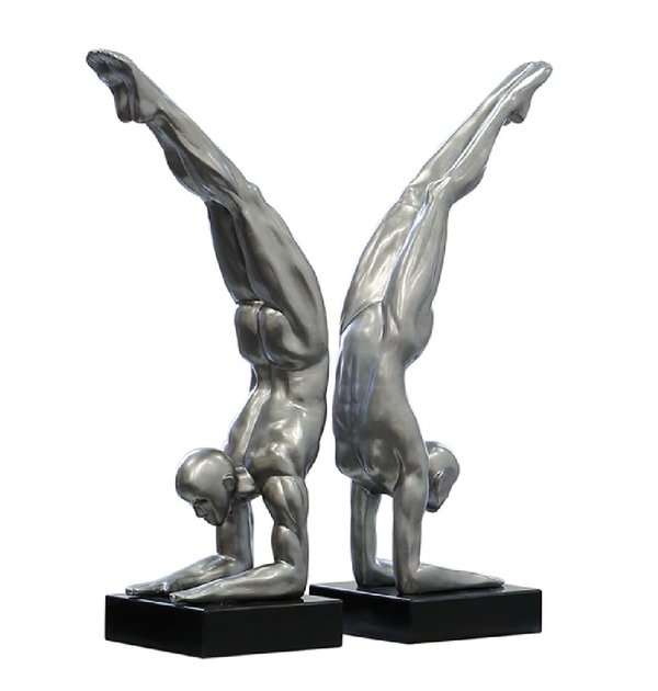 Casablanca Skulptur Mensch  Power platin 62 cm